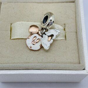 🔥🔥Pandora Disney Mickey Mouse Double Dangle Charm